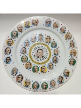 Vintage Richard Nixon Presidents Of The United States Commemorative Plate